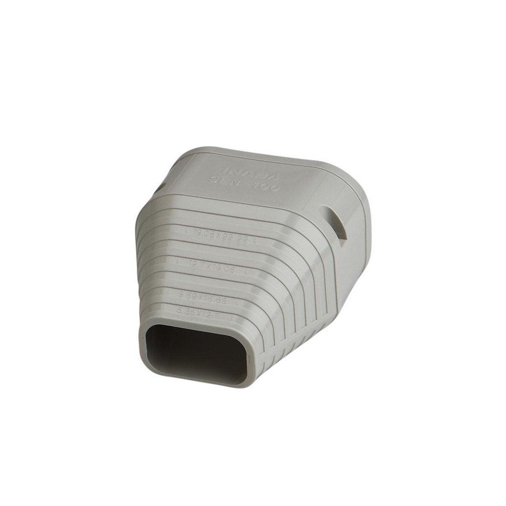 Slimduct&reg; Ivory 4-1/2 in. Line Set Cover System Plastic in Ivory 