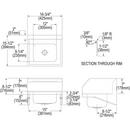 Elkay Stainless Steel 4 in. Hand Service Sink 