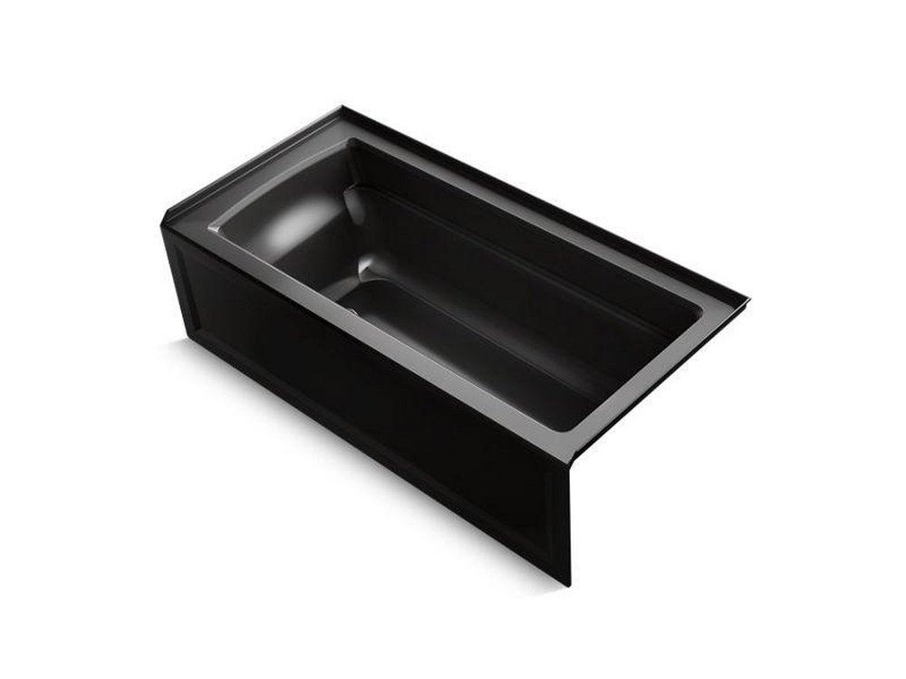 KOHLER Black Black&trade; *ARCHER 66X32 IA BATH 