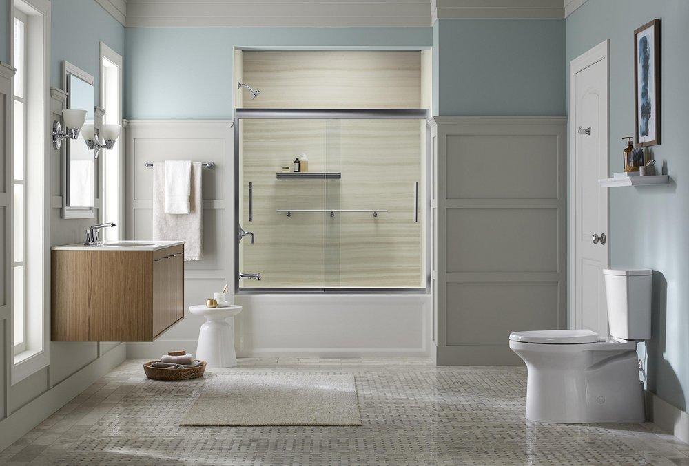 KOHLER White 66 x 32 in. Soaker Alcove Bathtub with Left Drain 