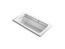 KOHLER White 66 x 32 in. Drop-In Bathtub with Reversible Drain 