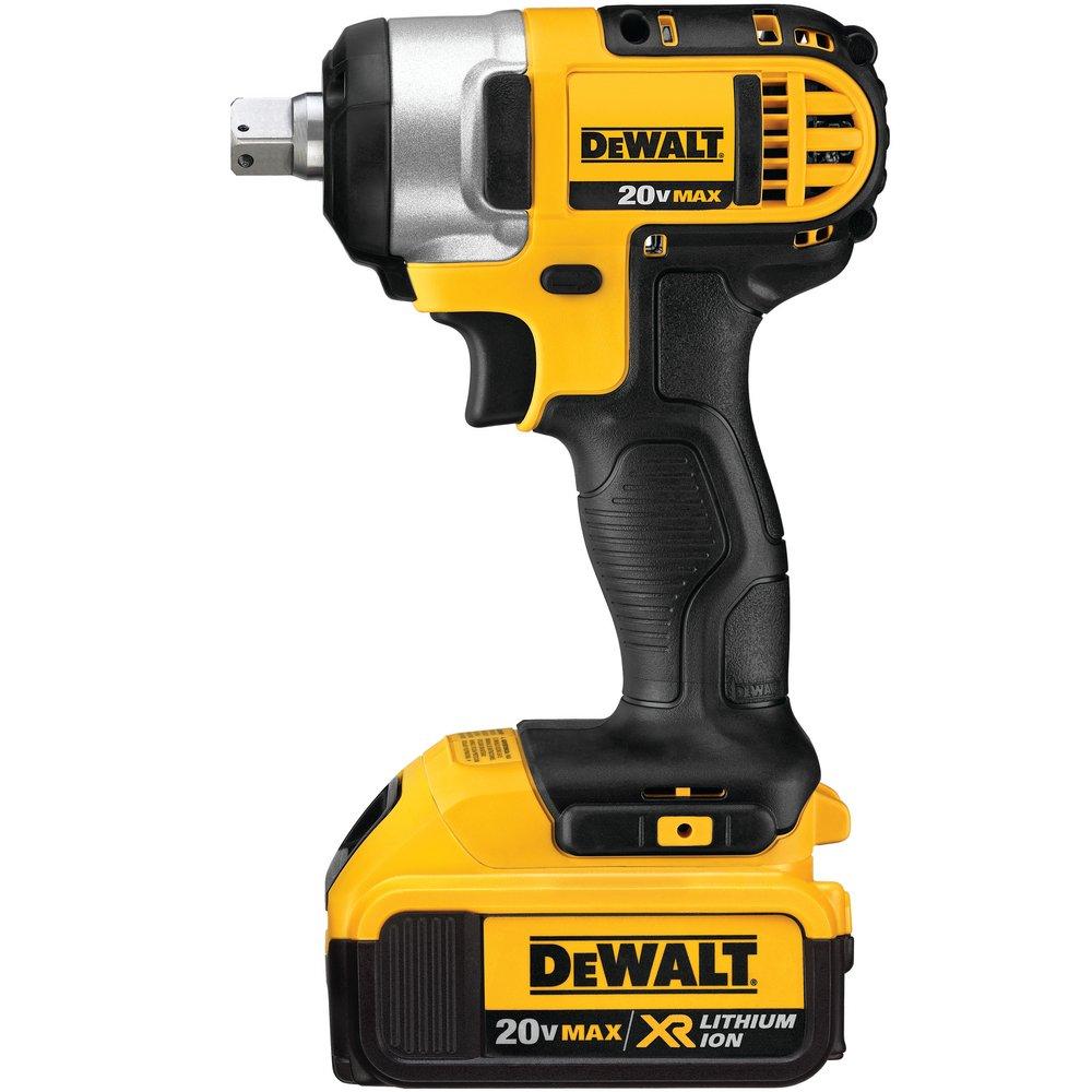 DEWALT Yellow 1/2 in. Max Lithium-Ion Impact Wrench with Ring 
