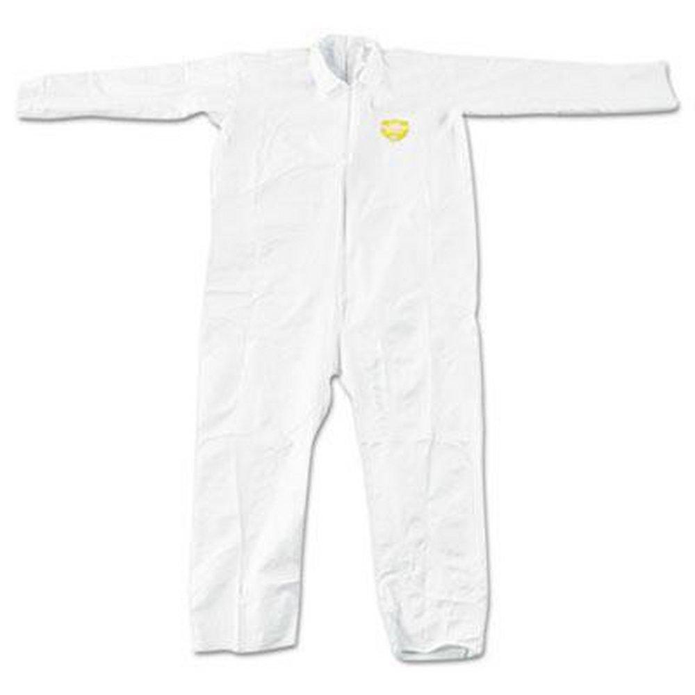Dupont Protective Apparel White ProShield and NexGen Coverall with Front Zip 