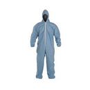Dupont Protective Apparel Light Blue Tempro Coverall with Attached Hood 