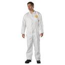 Dupont Protective Apparel White ProShield and NexGen Coverall with Front Zip 