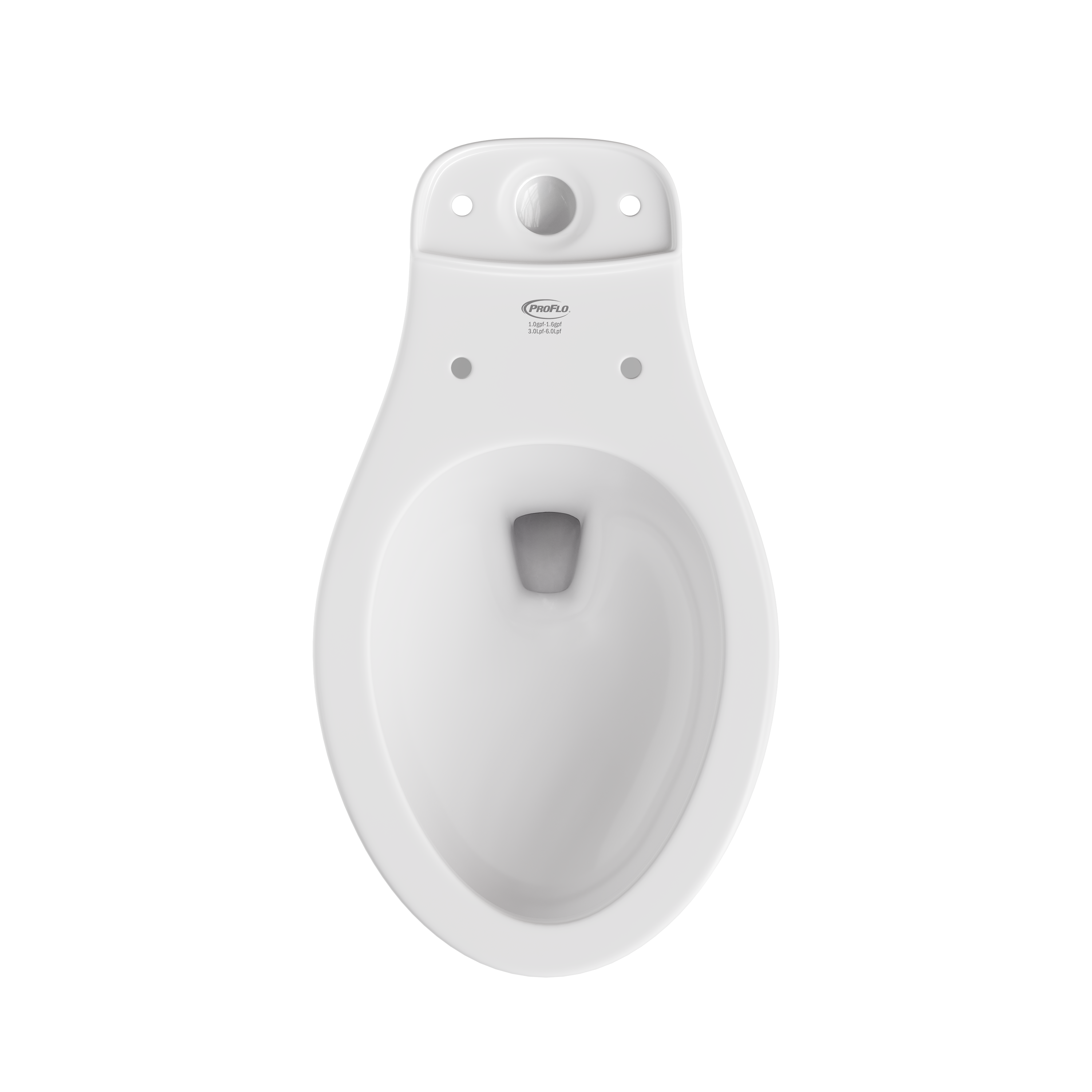 PROFLO&reg; White Elongated ADA Toilet Bowl 