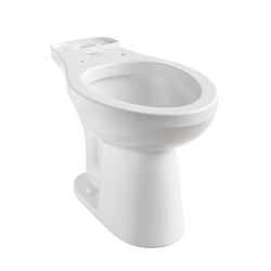 Comfort Height Elongated Toilet Bowl in White