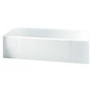 60 x 30 in. Bathtub with Backer and Right Hand Drain in White