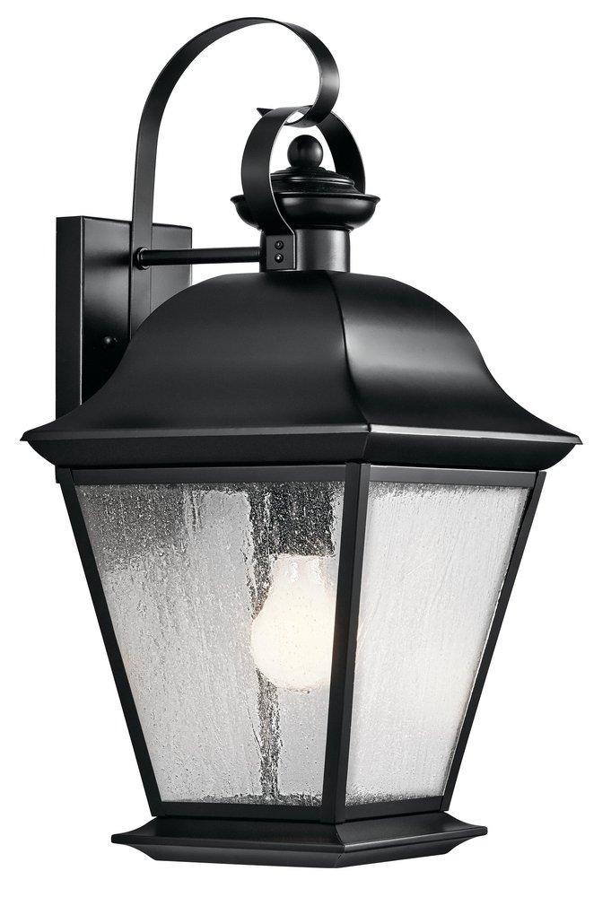 Kichler Lighting Black 150W 1-Light Outdoor Wall Fixture 