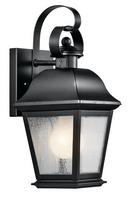 100W 1-Light Medium Sconce in Black