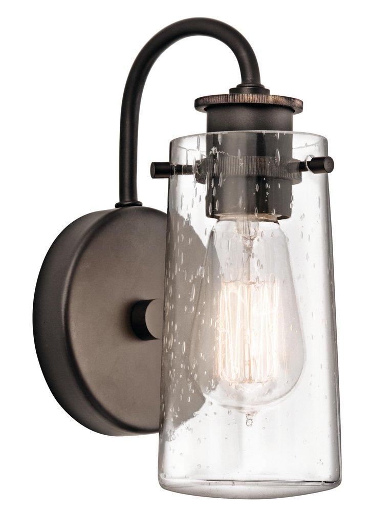 Kichler Lighting Olde Bronze 1-Light Hybrid Wall Sconce 