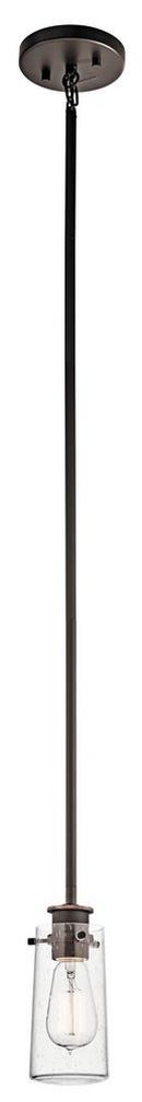 Kichler Lighting Olde Bronze 60W 1-Light Medium Incandescent Mini Pendant 