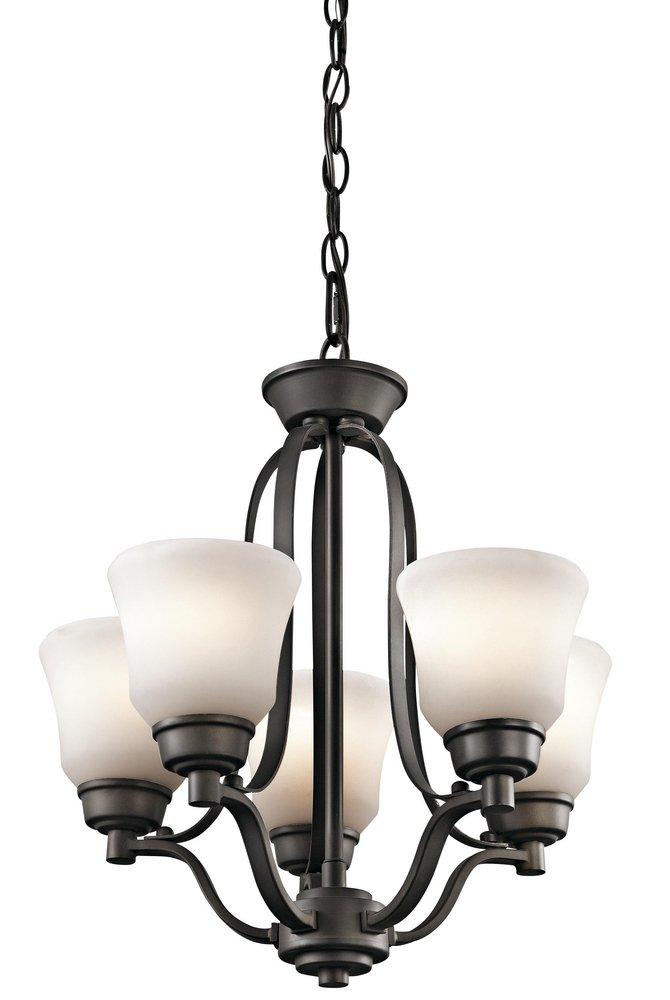 Kichler Lighting Olde Bronze 17-1/4 in. 5-Light Medium E-26 Base Chandelier 