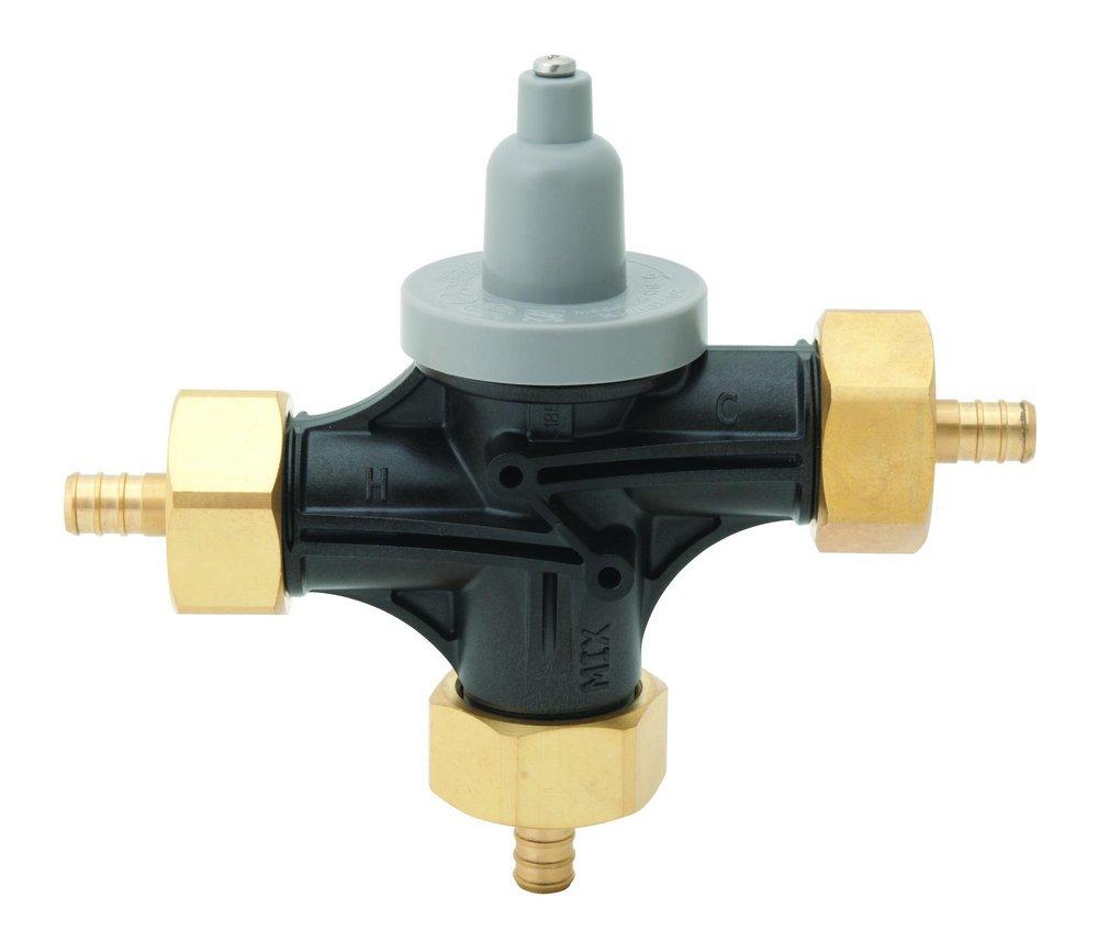 Bradley Corporation Rough Brass 15 gpm Thermostatic Mixer Valve 