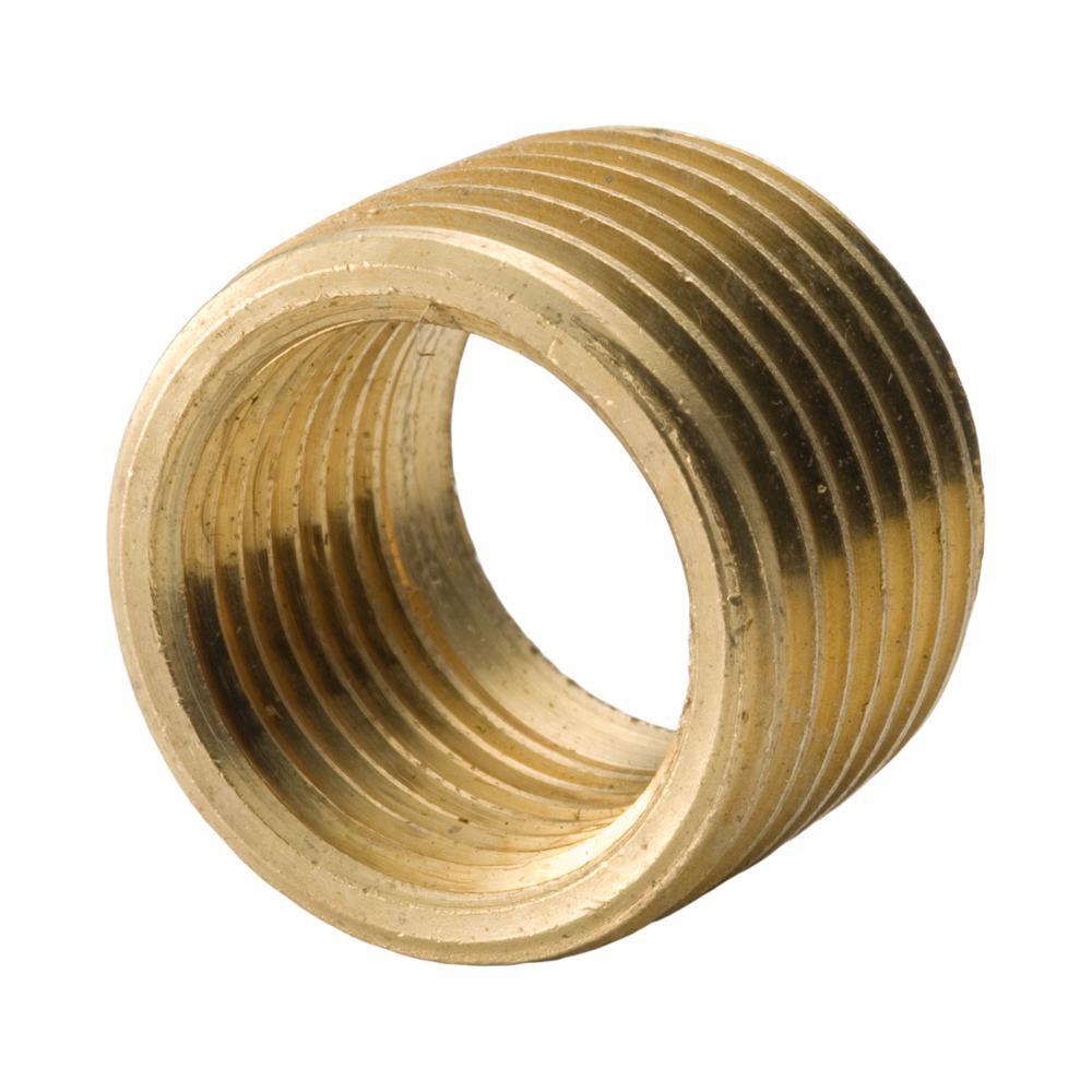 MNPT x FNPT 125# Domestic Brass Barstock Face Reducing Bushing 