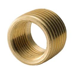 1/2 x 3/8 in. MNPT x FNPT 125# Brass Barstock Face Reducing Bushing