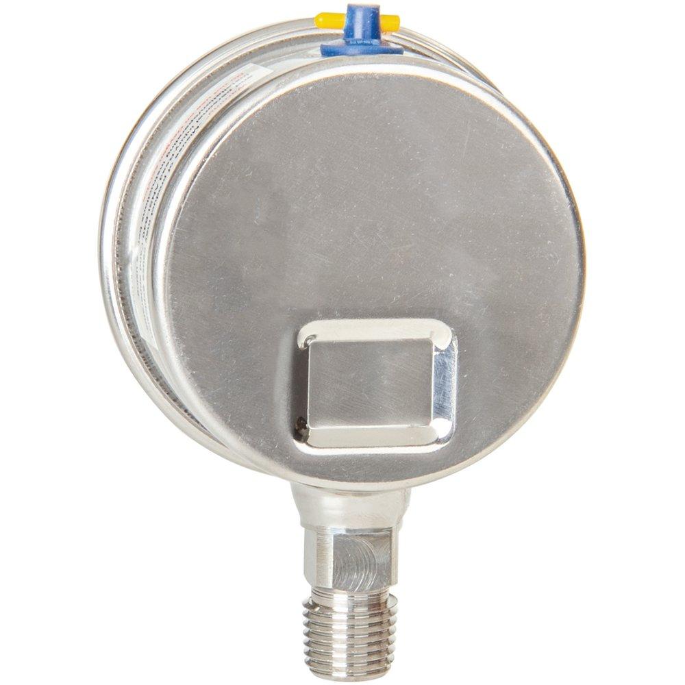 H.O. Trerice Stainless Steel 2-1/2 x 1/4 in. Stainless Steel Lower Mount Pressure Gauge 