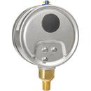 H.O. Trerice Stainless Steel 4 x 1/4 in. Brass Pressure Gauge 