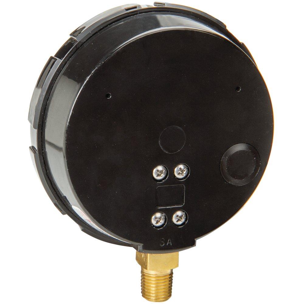 H.O. Trerice Black 3-1/2 x 1/4 in. Plastic-Brass Pressure Gauge 