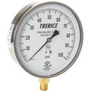 H.O. Trerice Stainless Steel 4-1/2 x 1/4 in. 250F Stainless Steel/Brass Pressure Gauge 