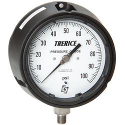 4-1/2 x 1/4 in. 100 psi Stainless Steel Glycerine Liquid Filled Pressure Gauge