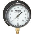H.O. Trerice Black 4-1/2 x 1/4 in. High Gloss Pressure Gauge 