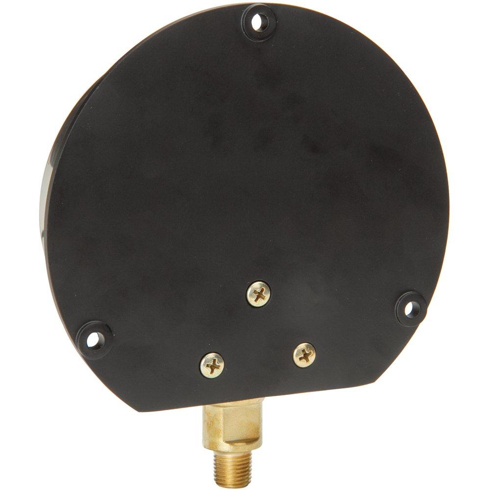 H.O. Trerice Black 4-1/2 x 1/4 in. High Gloss Pressure Gauge 