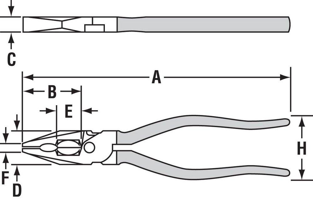 CHANNELLOCK&reg; Polished 1.77 in. Plier 