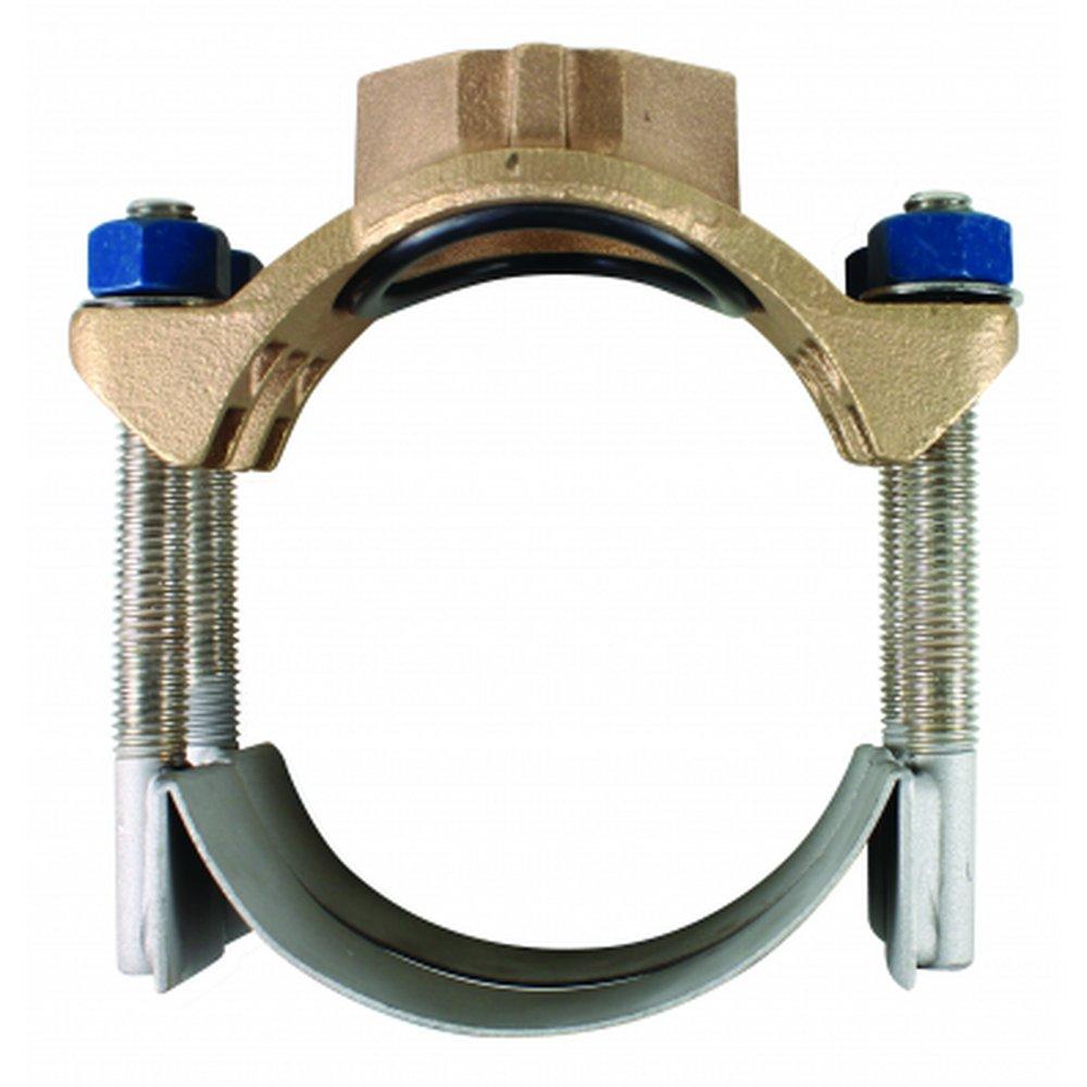 A.Y. McDonald 12 in. Stainless Steel Double Strap Saddle 