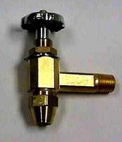 3/8 x 1/4 in. Brass OD Flare x IPS Shut Off Valve