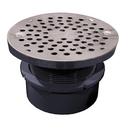 4 PVC HF Adjustable General Purpose Drain With 6 Stainless Steel Strainer 