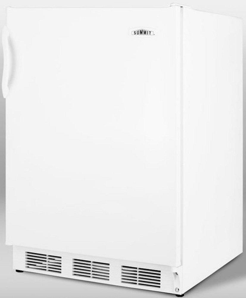 Summit Appliance White 23-63/100 in. 5.1 cu. ft. Compact Refrigerator 