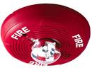 2-Wire Ceiling Horn Strobe in Red