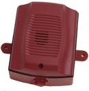 Wall Mount Outdoor Horn Strobe in Red