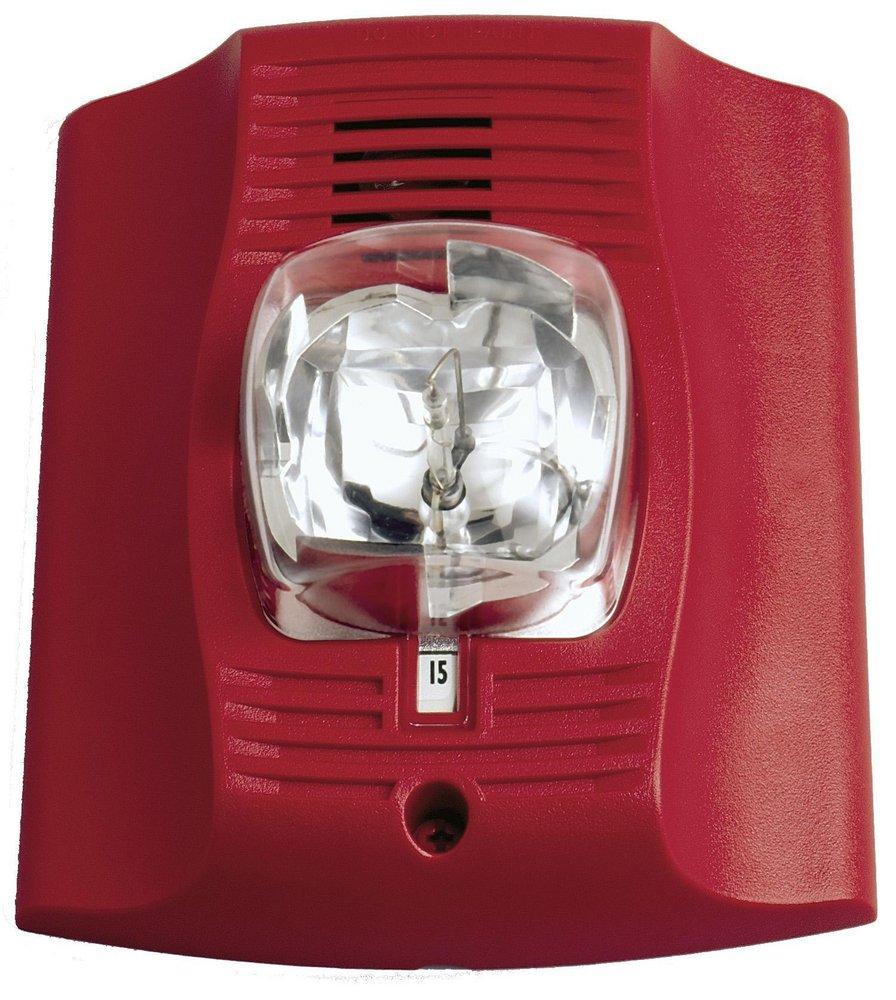System Sensor Red Wall Mount Chime Strobe 