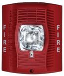 Wall Mount Speaker Strobe in Red