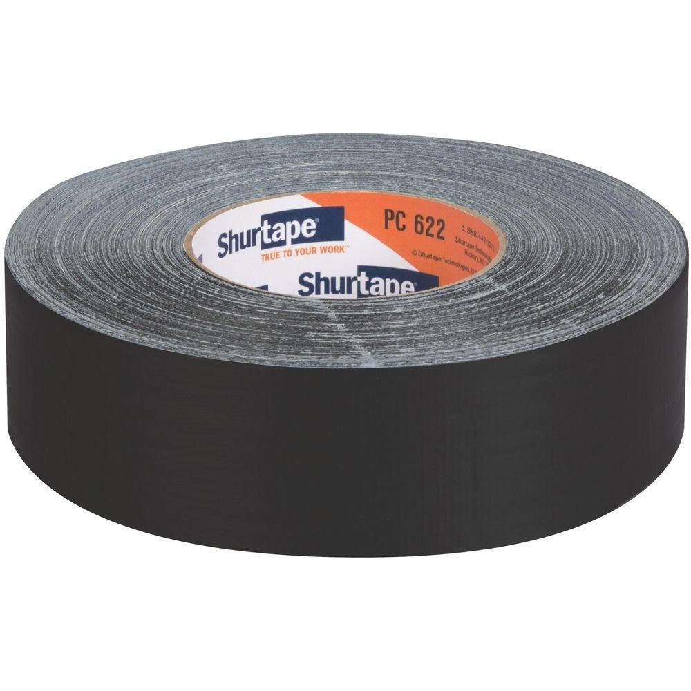 2 in. x 60 yd. Black Professional Grade Duct Tape 