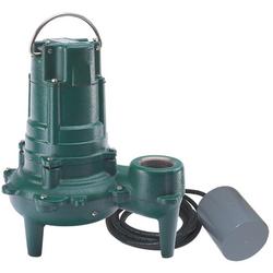 1/2 HP 115V Cast Iron Sewage Pump with Variable Level Float Switch