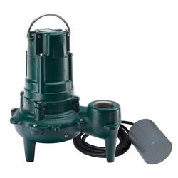 1/2 HP 115V Cast Iron Sewage Pump with Variable Level Float Switch