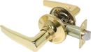 Keyed Entry Lever in Polished Brass