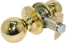 Pamex Polished Brass Keyed Entry Door Knob 