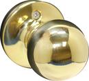 Half-Dummy Door Knob Trim in Polished Brass