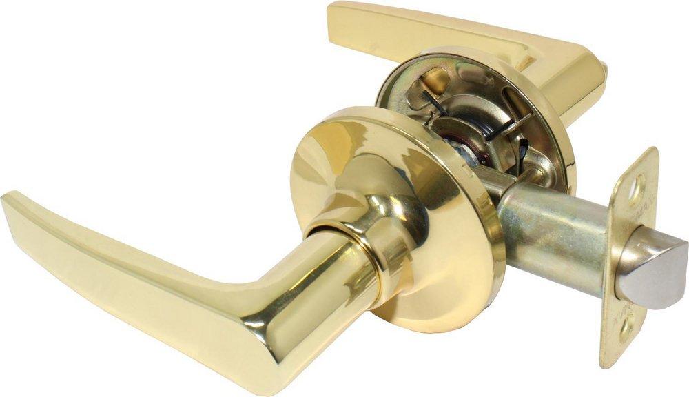 Keyed Entry Lever in Satin Chrome 