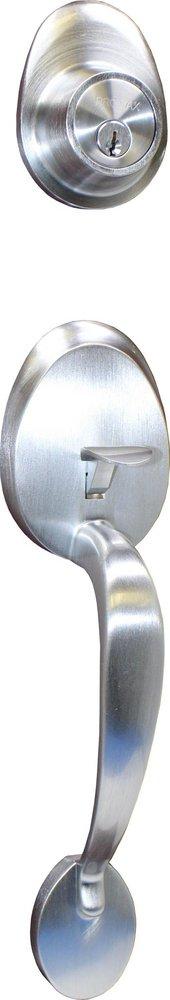 Pamex Satin Chrome Single Handleset Deadbolt 