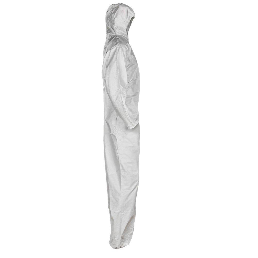 KleenGuard&trade; White Mircoporous Coveralls with Elastic Wrists, Ankles, Hood Case of 25 