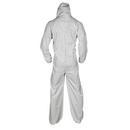 KleenGuard&trade; White Mircoporous Coveralls with Elastic Wrists, Ankles, Hood Case of 25 