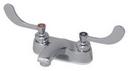1.5 gpm 4 in. Centerset Two Handle Deck Mount Bathroom Sink Faucet in Polished Chrome