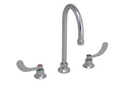 Two Handle Widespread Bathroom Sink Faucet in Polished Chrome