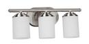AFX Satin Nickel 3-Light 13W Vanity Fixture 