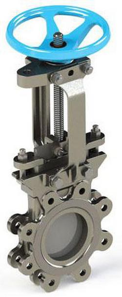 18 in. Stainless Steel Metal Seated Unidirectional Lug Knife Gate Valve